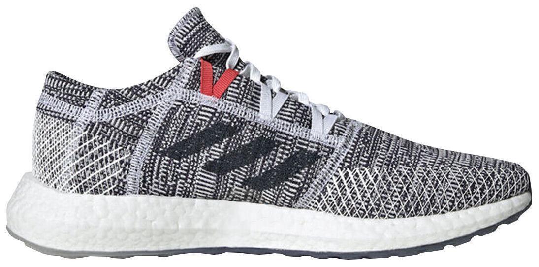 Size 13 - adidas PureBoost Go White Indigo Blue White Suede (B37809)
