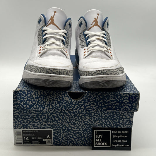 Size 14 - Air Jordan 3 Retro Mid Washington Wizards (CT8532-148)
