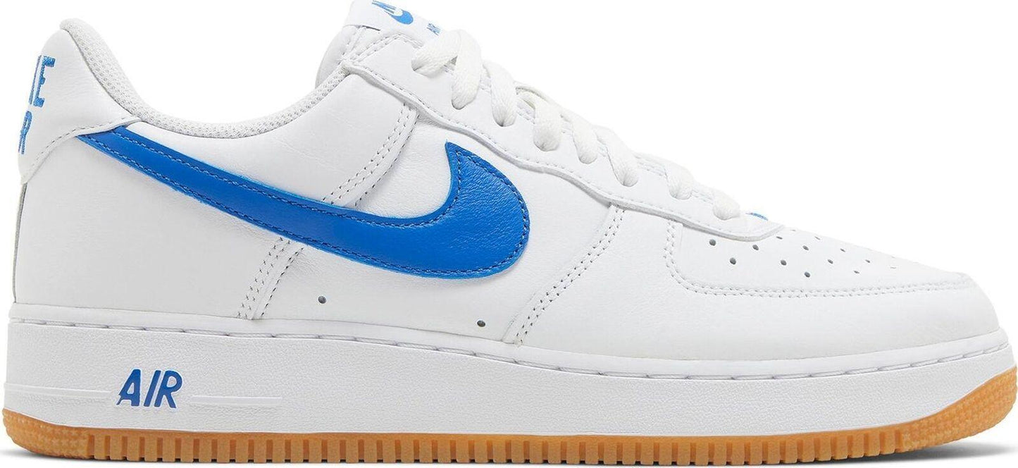 Size 13 -Nike Air Force 1 Low Color of the Month - White Royal Blue (DJ3911-101)