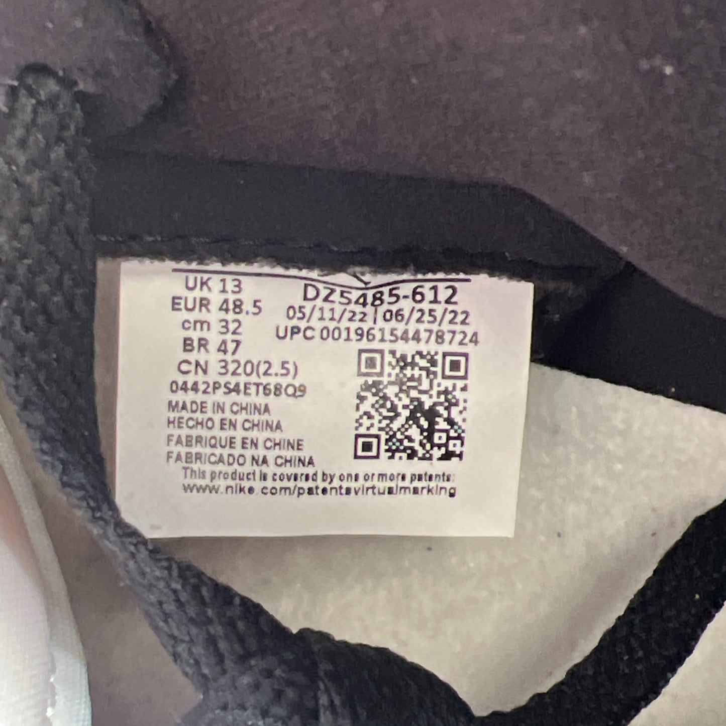Size 14 - Air Jordan 1 Retro High Chicago Reimagined Lost & Found (DZ5485-612)