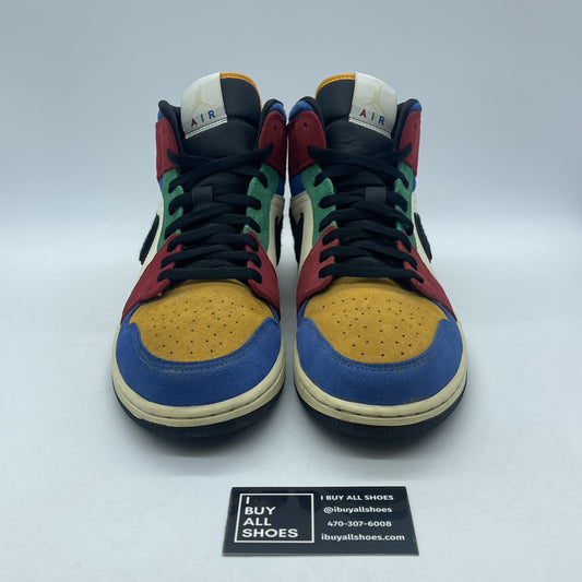 Size 11 - Blue The Great x Air Jordan 1 Mid Fearless Black Blue (CU2805-100)