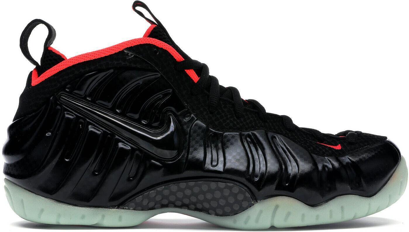 Size 11 - Nike Air Foamposite Pro Black Solar (616750-001) Laser Crimson