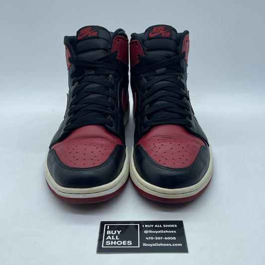 Size 11 - Air Jordan 1 Retro OG 2013 High Bred Black Red Leather (555088-023)