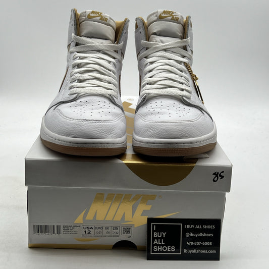 Size 12 - Air Jordan 1 Retro OG High Metallic Gold W (FD2596-107)