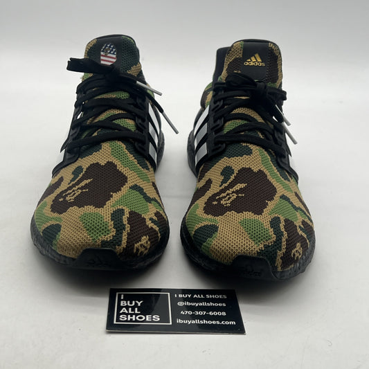 Size 12 - adidas A Bathing Ape x UltraBoost 4.0 Green Camo (F35097)
