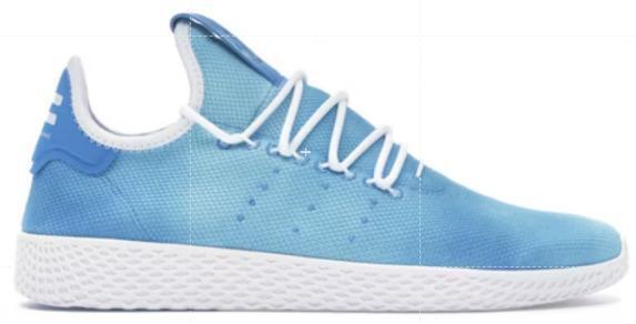Size 11.5 - adidas Pharrell x Tennis Hu Holi Bright Blue Suede (DA9618)