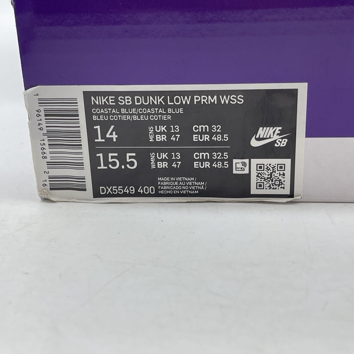 Size 14 - Nike SB Dunk Low Why So Sad? Red Blue Suede (DX5549-400)