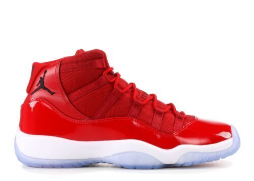 Size 6Y(GS) - Jordan 11 Retro High Win Like '96 Red Suede Leather (378038-623)