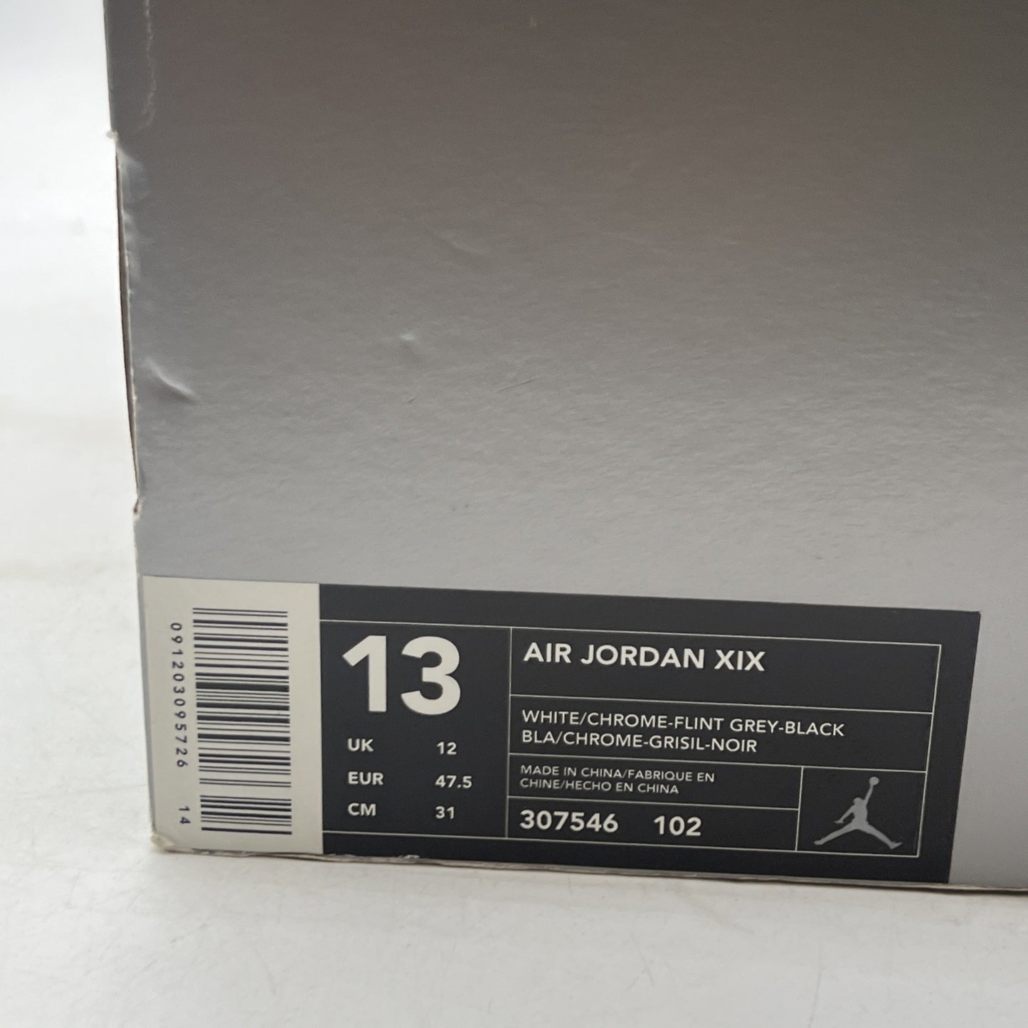 Size 13 - Air Jordan 19 OG 2004 Flint (307546-102)