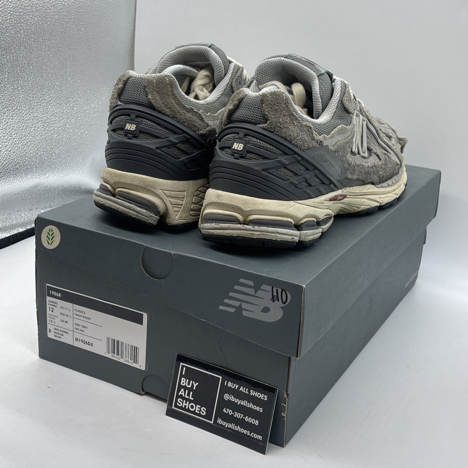 Size 12 - New Balance 1906D Protection Pack - Castlerock Grey Suede (M1906DA)