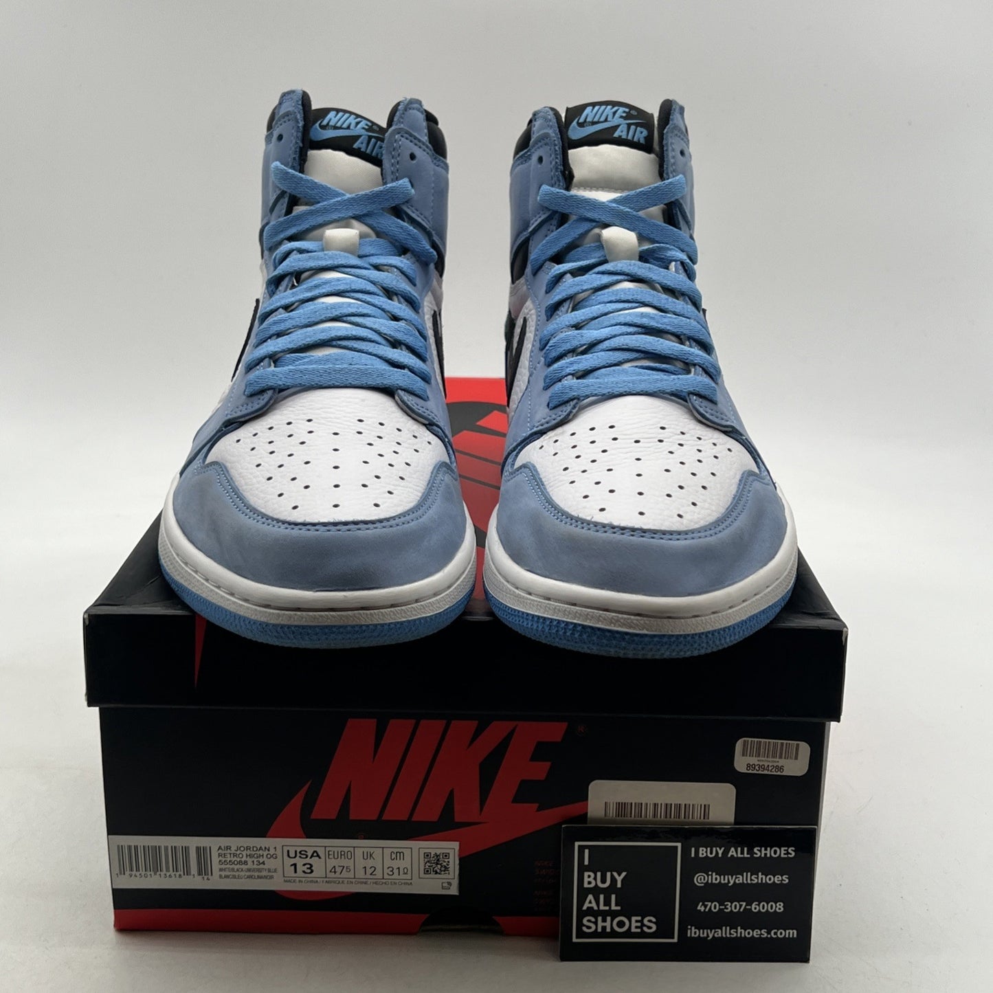 Size 13 - Air Jordan 1 Retro OG High University Blue (555088-134)