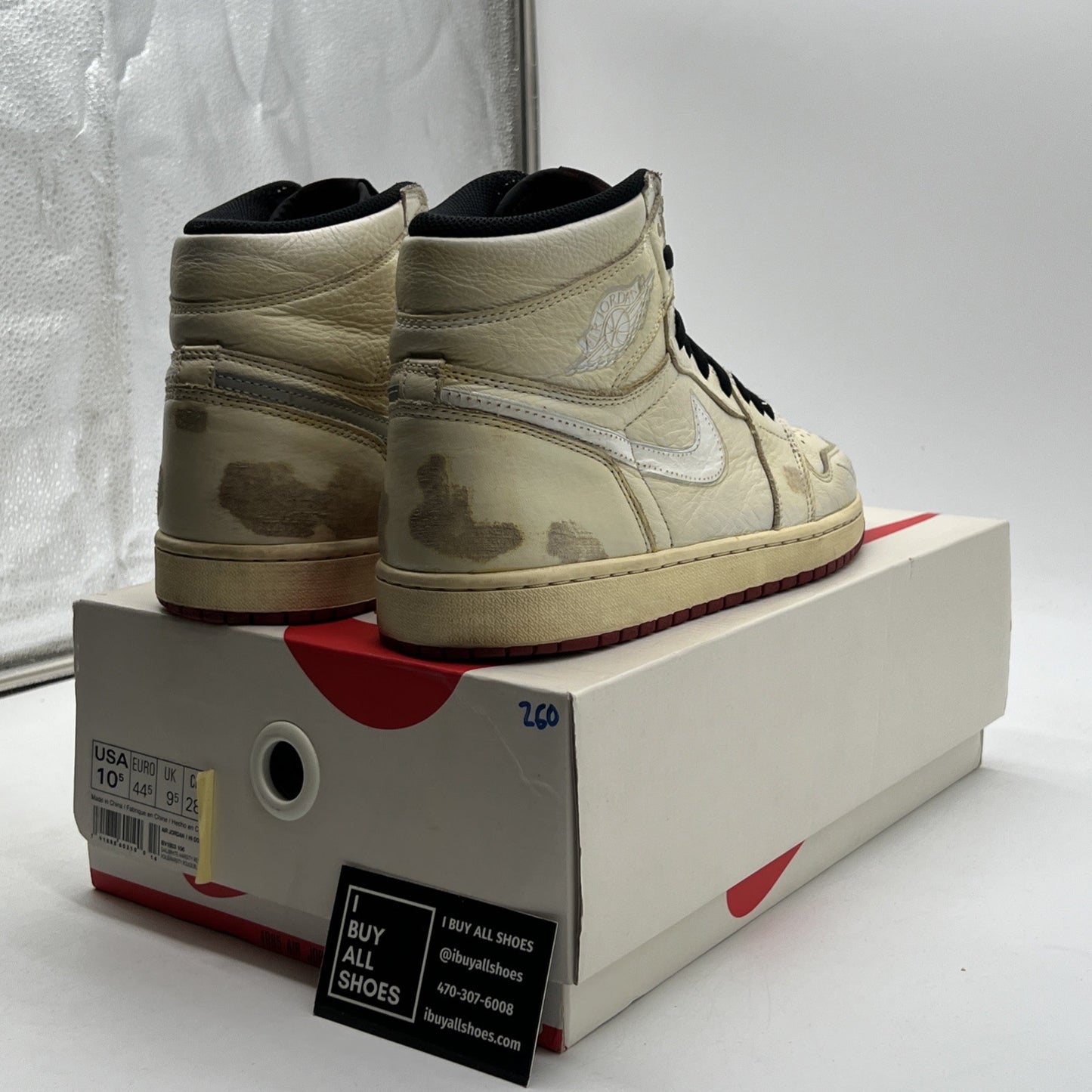Size 10.5 - Air Jordan 1 Retro High OG Nigel Sylvester 2018 (BV1803-106)