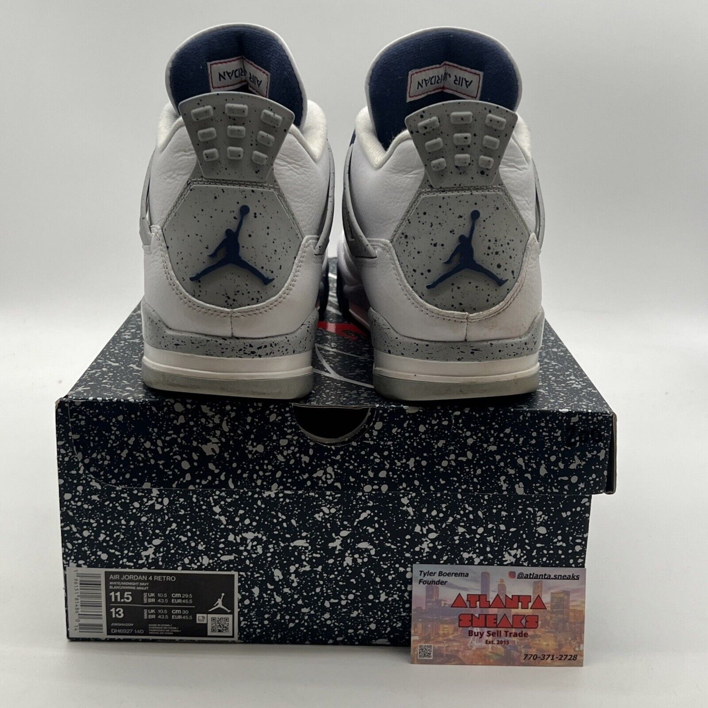 Size 11.5 - Air Jordan 4 Retro Mid Midnight Navy (DH6927-140)
