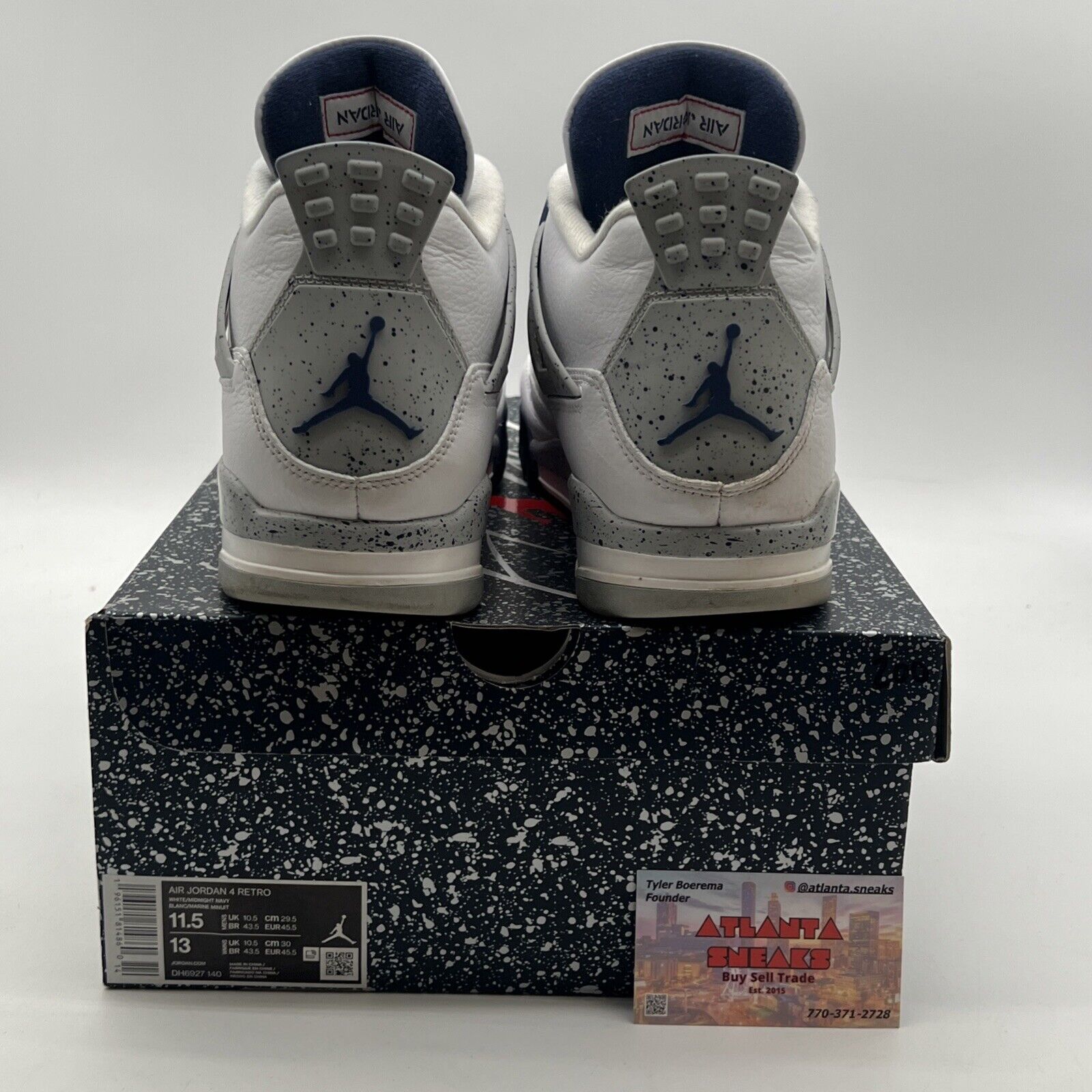 Size 11.5 - Air Jordan 4 Retro Mid Midnight Navy (DH6927-140)