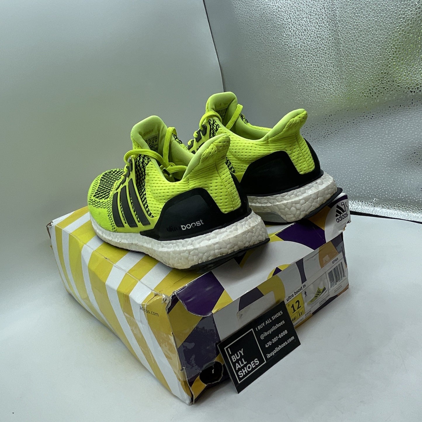 Size 12 - Adidas UltraBoost 1.0 Solar Yellow (S77414)