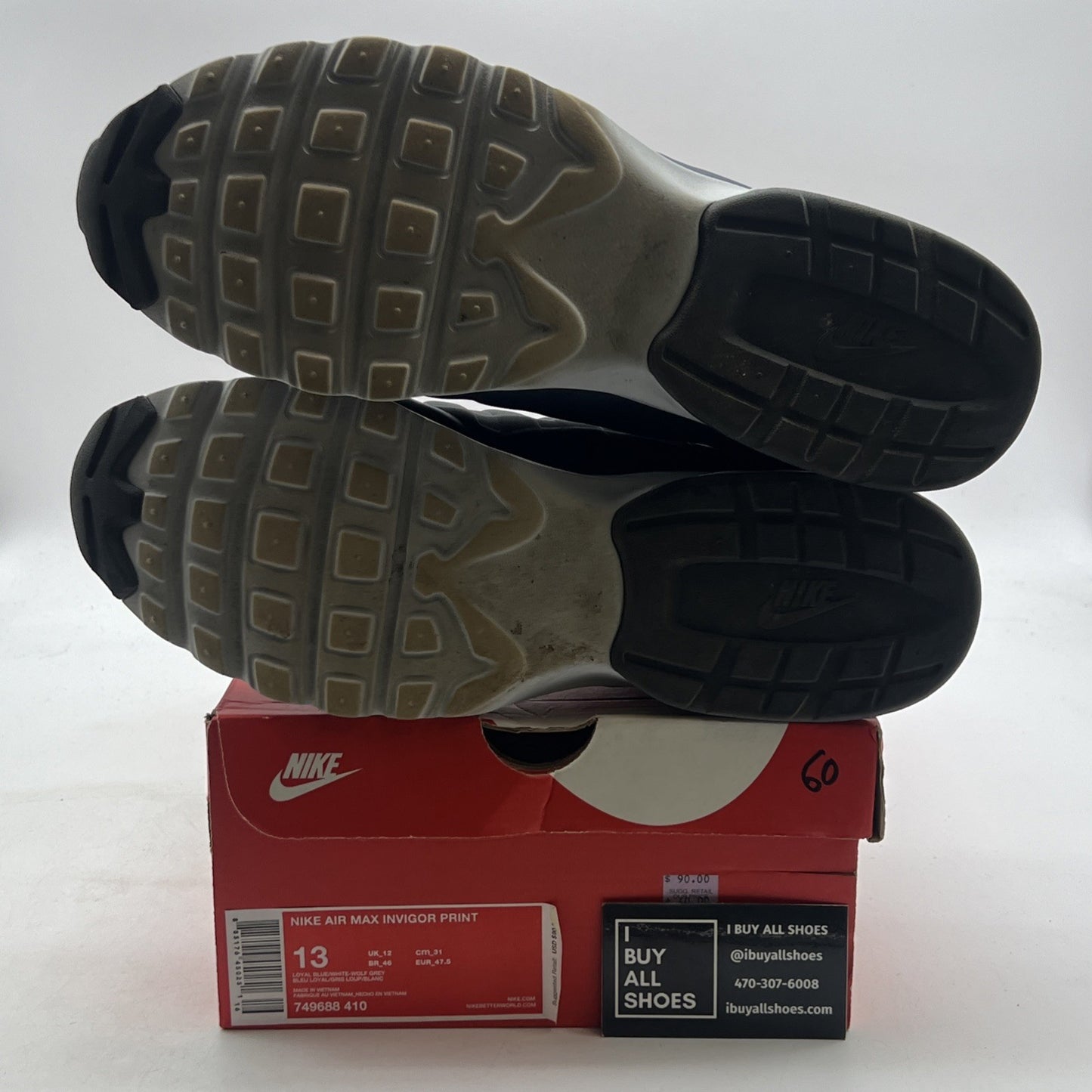 Size 13 - Nike Air Max Invigor Print Loyal Blue (749688-410)