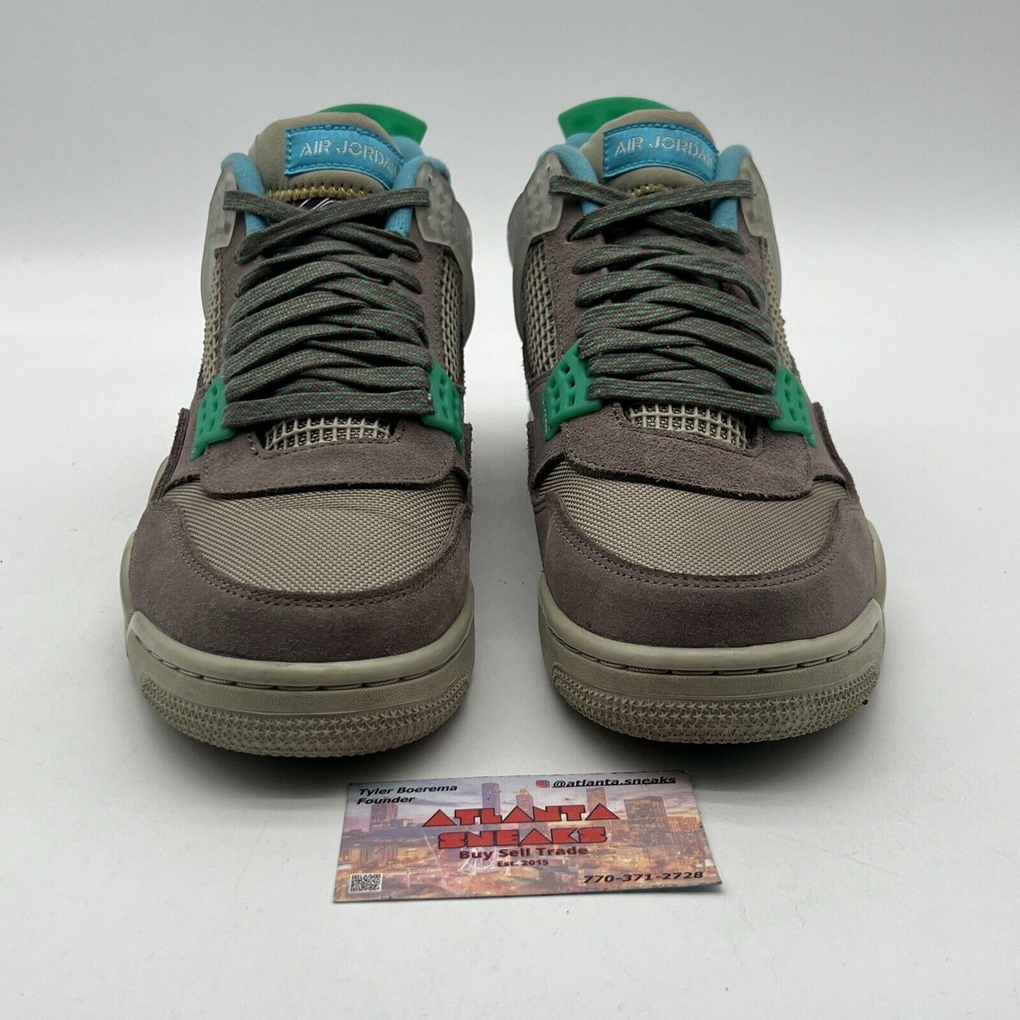 Size 10.5 - Union LA x Air Jordan 4 Retro Taupe Haze Grey Suede (DJ5718-242)