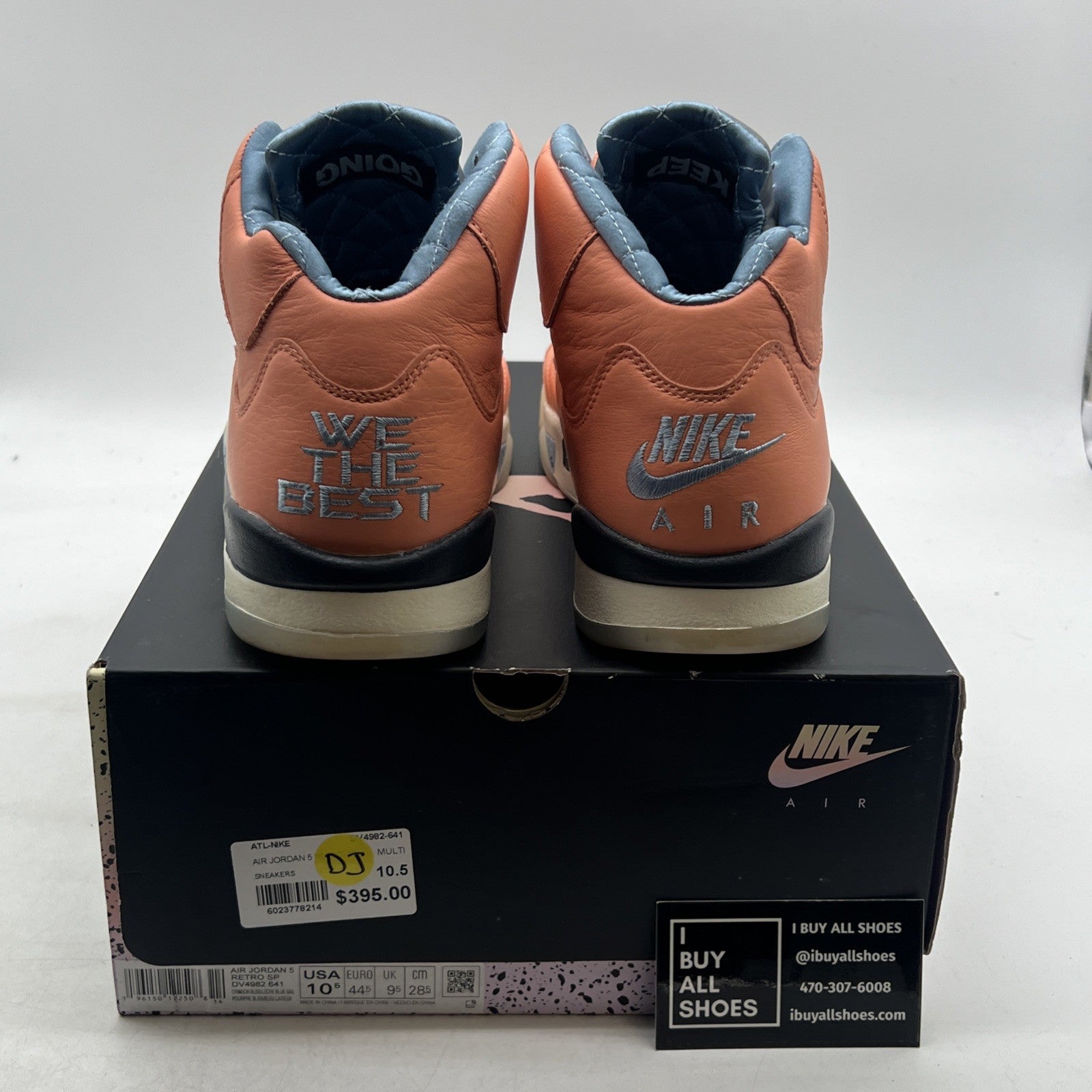 Size 10.5 - Air Jordan 5 Retro x DJ Khaled Mid We The Best - Crimson Bliss