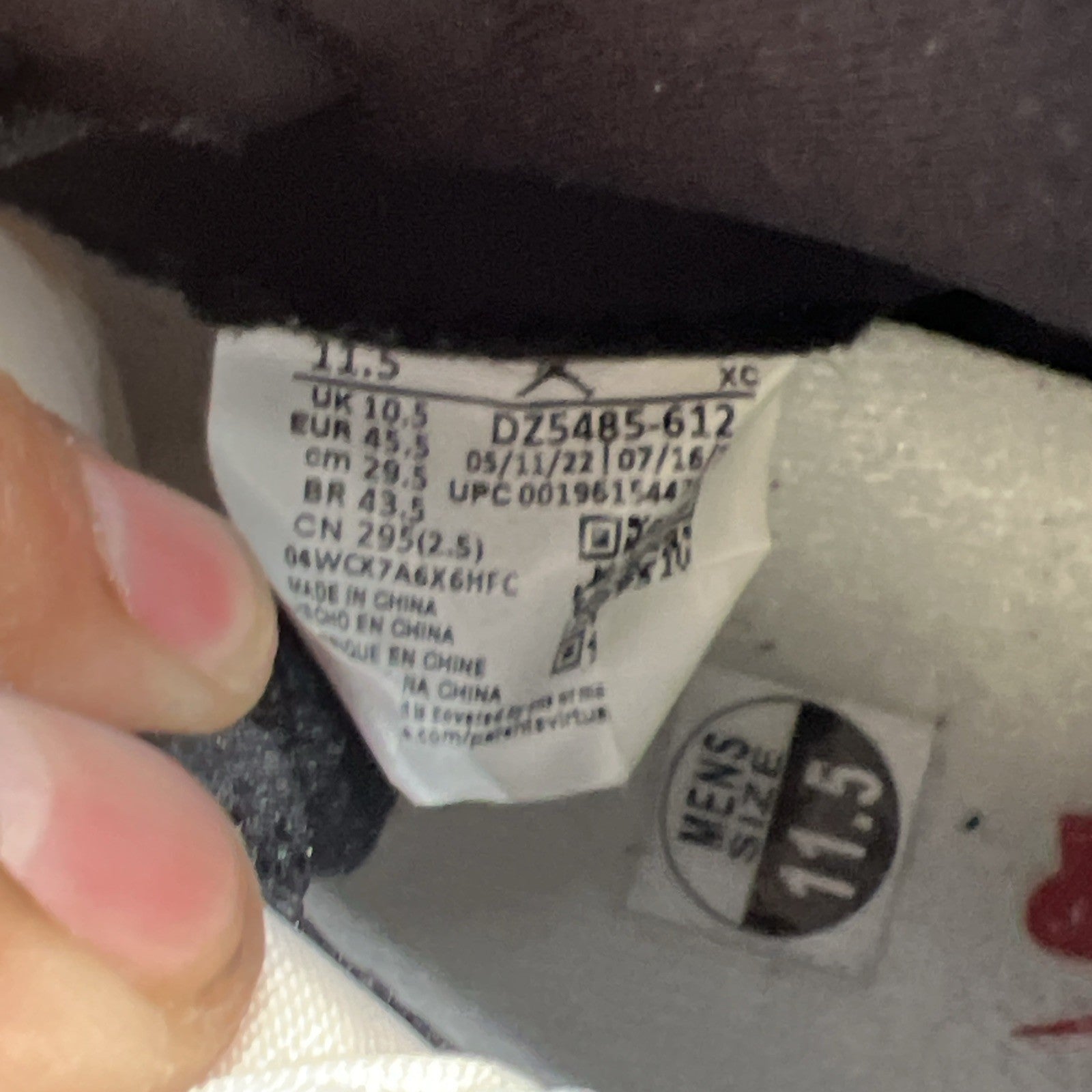 Size 11.5 - Air Jordan 1 Retro High OG Chicago Reimagined Lost & Found 2022