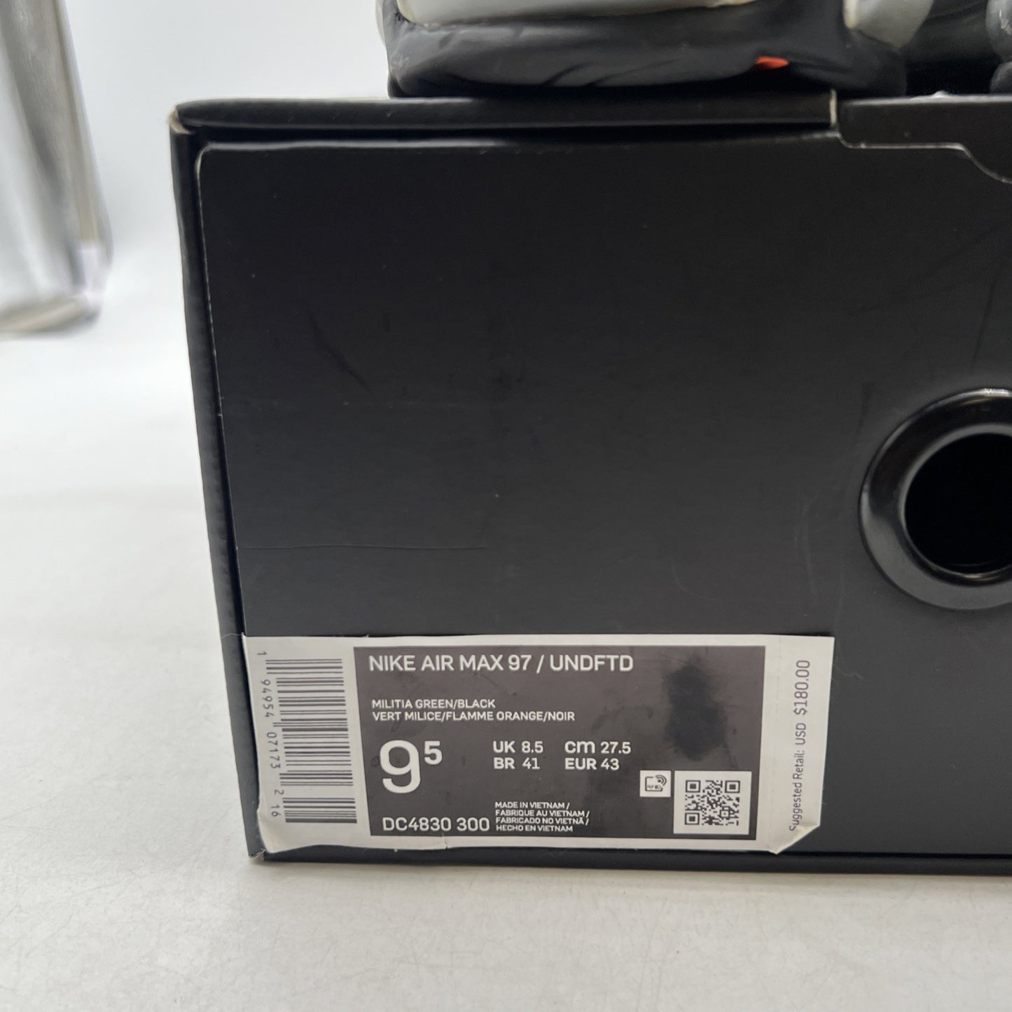 Size 9.5 - Nike Undefeated x Air Max 97 Militia Green (DC4830-300)