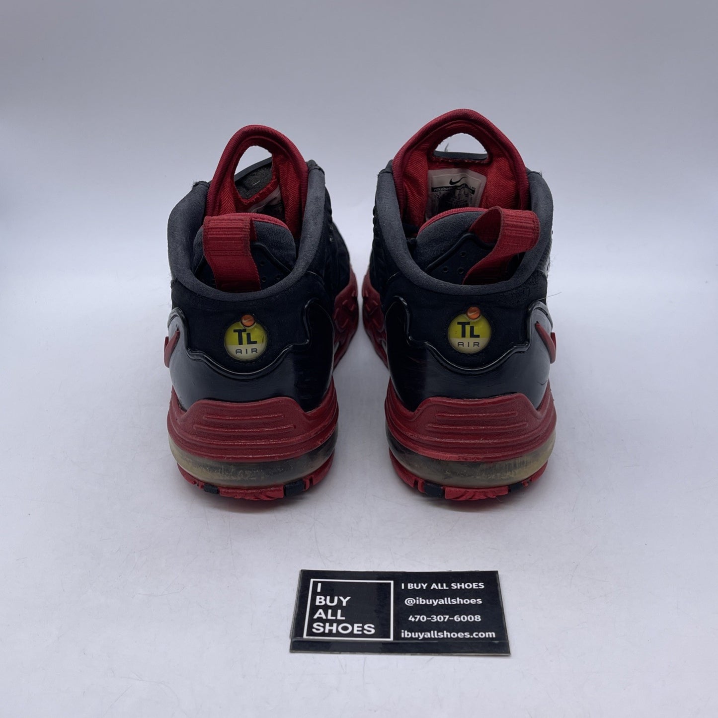 Size 10.5 - Nike Air Max Pillar Black Sport Red (525226-011)
