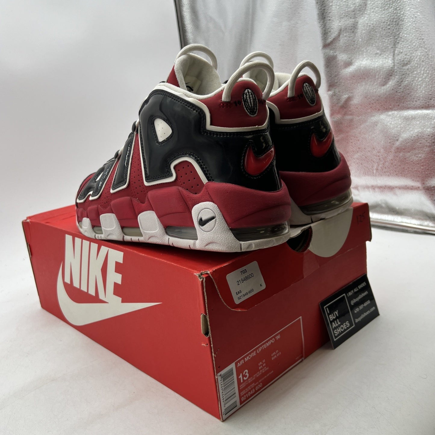 Size 13 - Nike Air More Uptempo 2021 Bulls (921948-600)