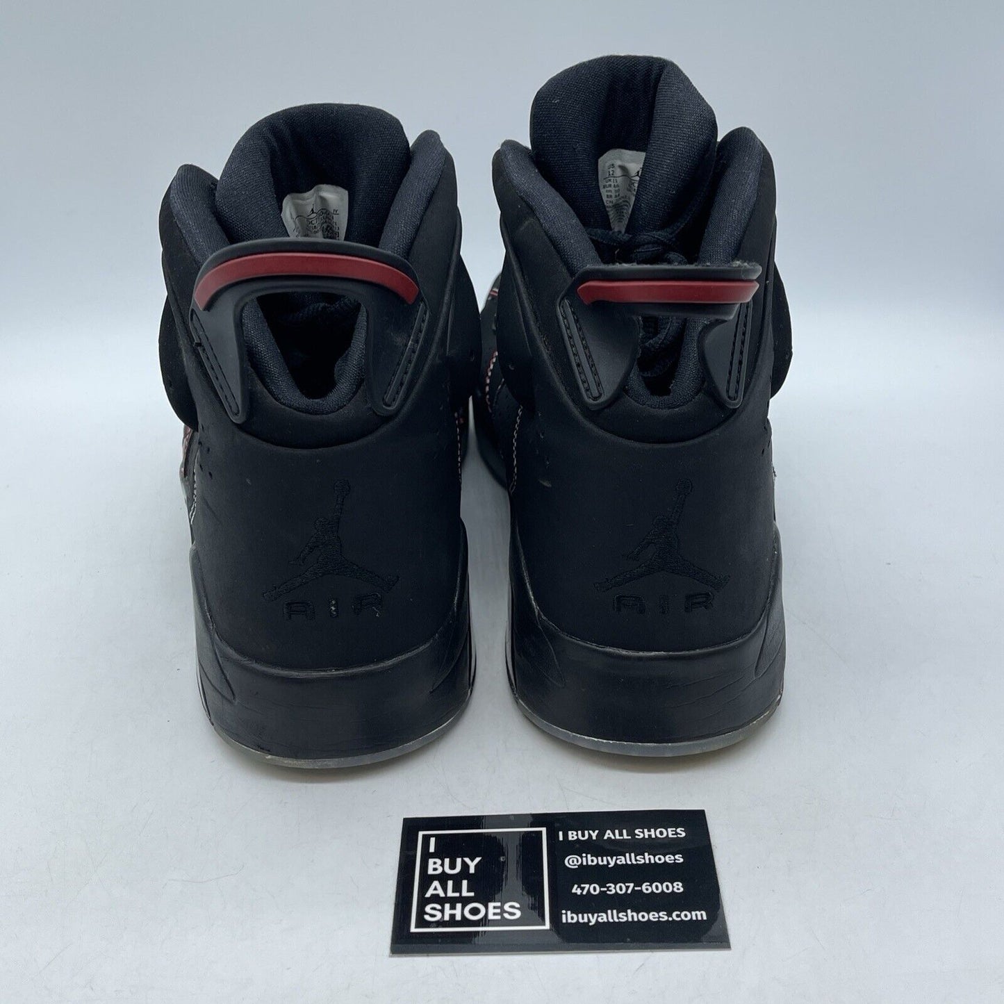 Size 12 - Air Jordan 6-17-23 Black University Red Suede Leather (DC7330-003)
