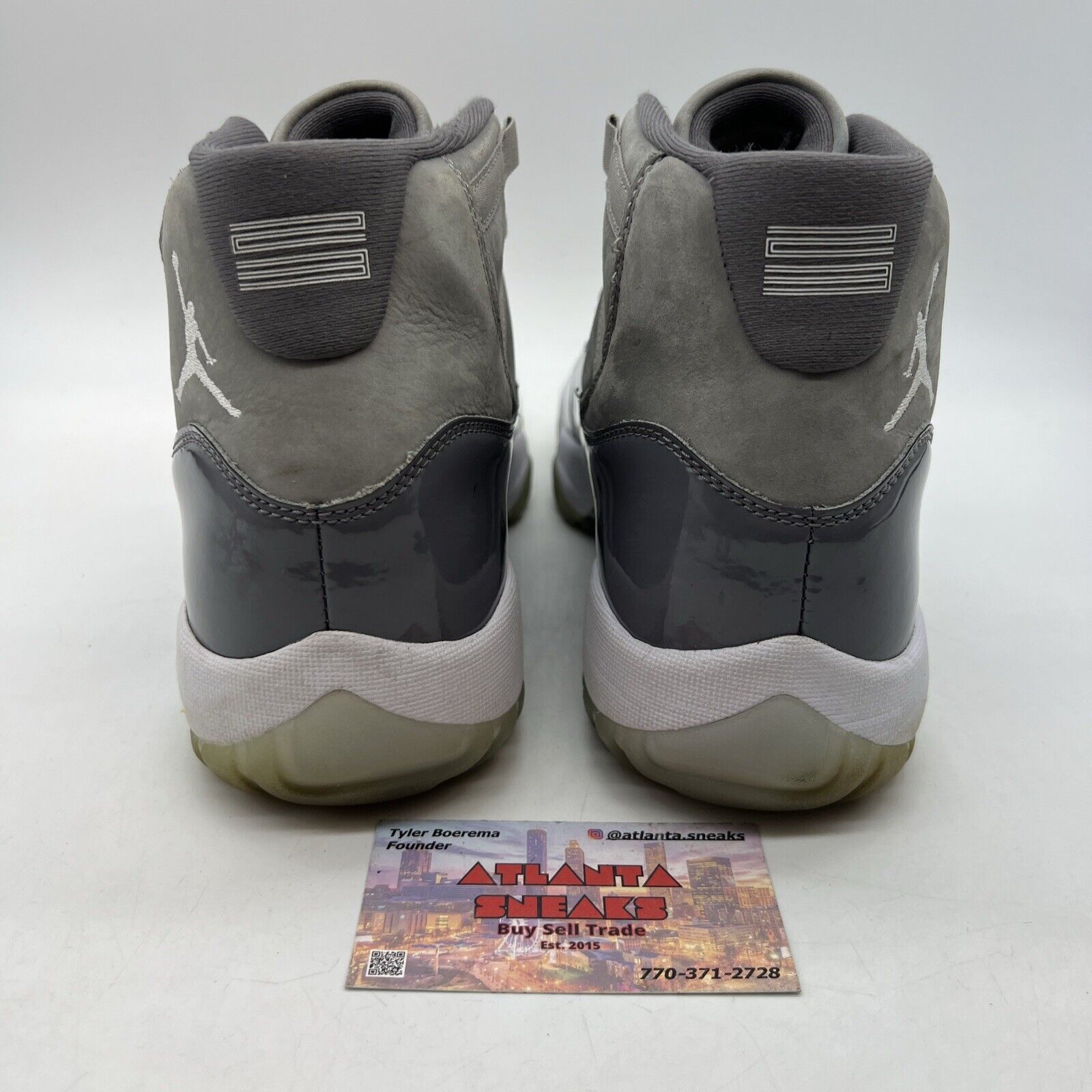 Size 9.5 - Jordan 11 Retro High Cool Grey White Leather Suede (CT8012-005)