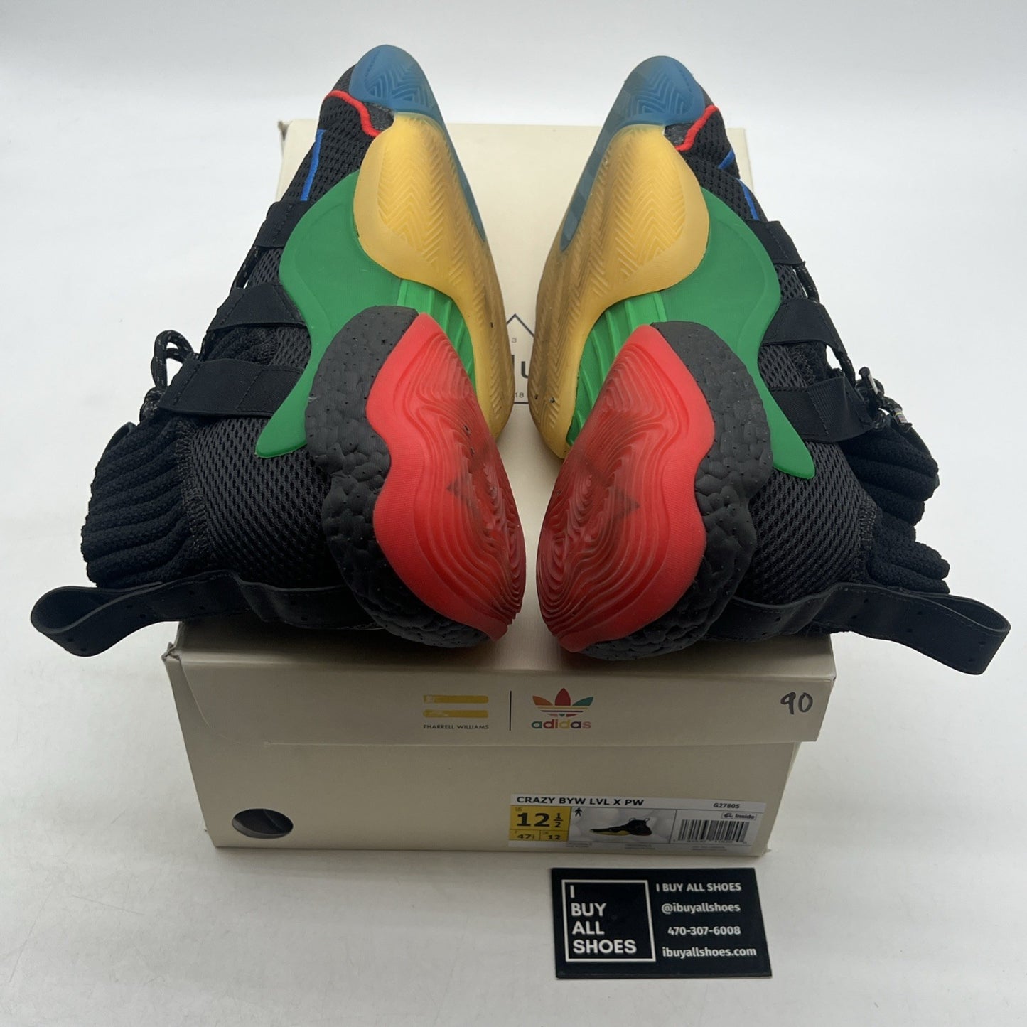 Size 12.5 - adidas Pharrell x Crazy BYW X Gratitude Empathy (G27805)