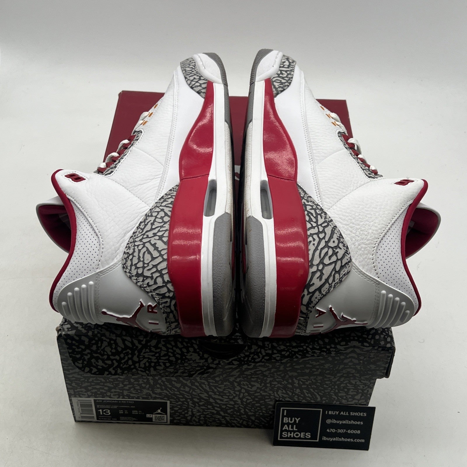 Size 13 - Air Jordan 3 Retro Mid Cardinal Red (CT8532-126)