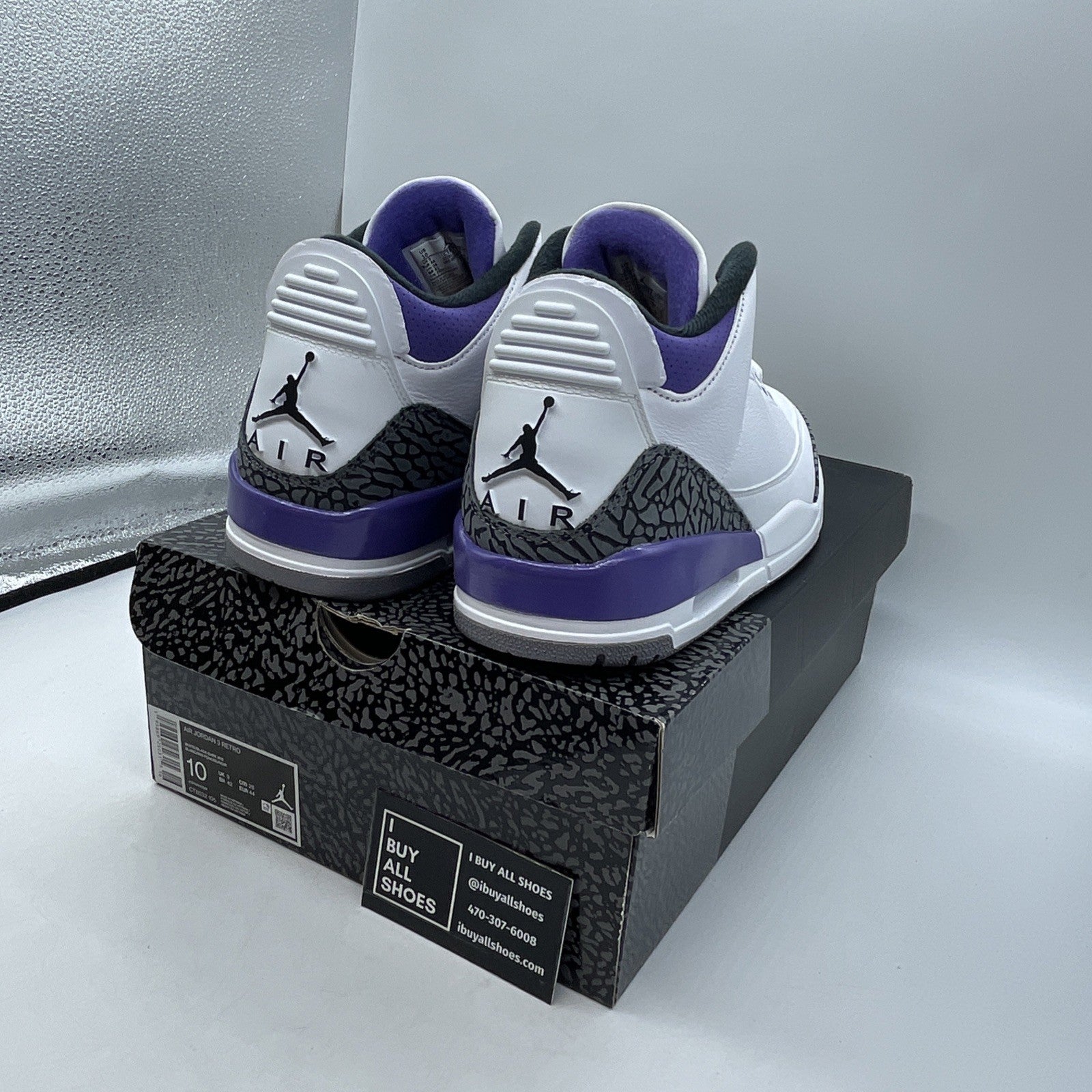 Size 10 - Air Jordan 3 Retro Mid Dark Iris (CT8532-105)