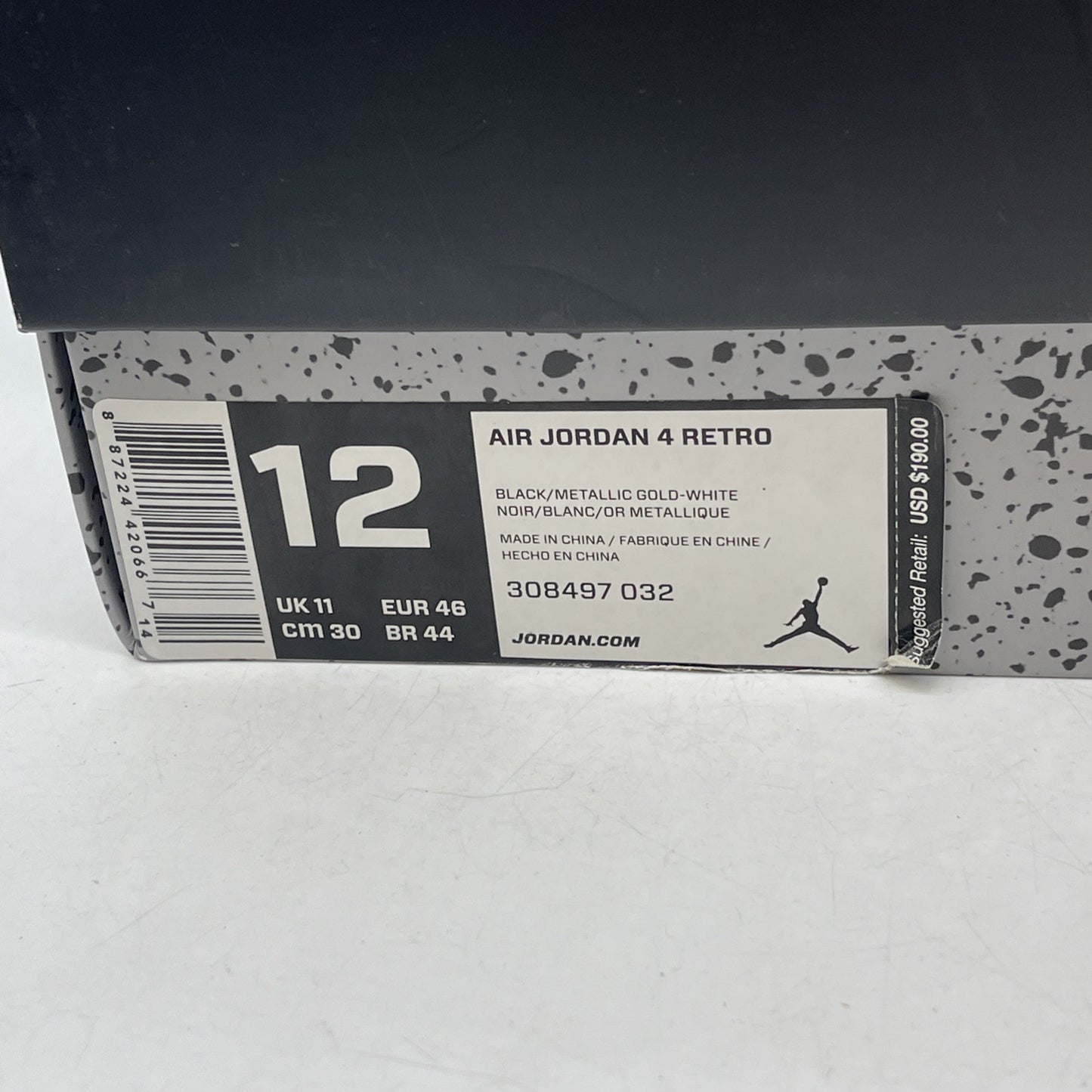 Size 12 - Air Jordan 4 Retro Royalty 2017 (308497-032)