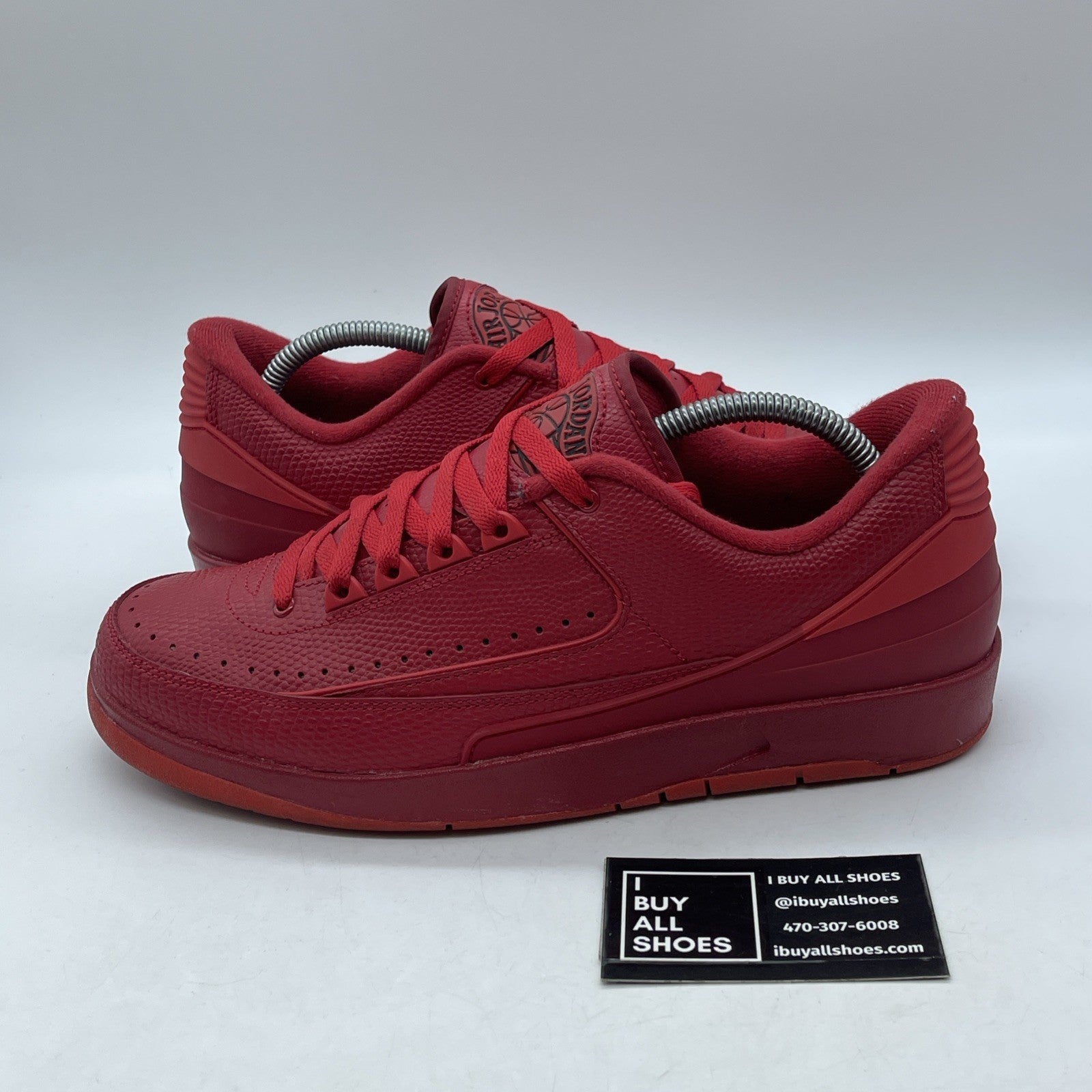 Size 9.5 - Air Jordan 2 Retro Low Gym Red Leather (832819-606)