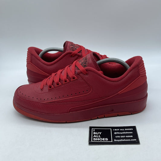 Size 9.5 - Air Jordan 2 Retro Low Gym Red Leather (832819-606)