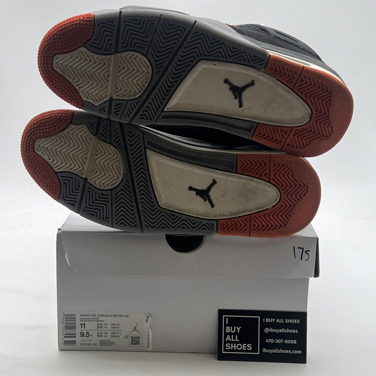 Size 11 - Air Jordan 4 Retro Starfish W (CW7183-100)