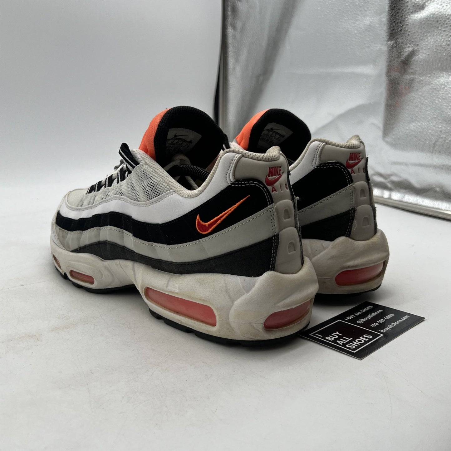 Size 13 - Nike Air Max 95 Grey Hyper Crimson (609048-086)