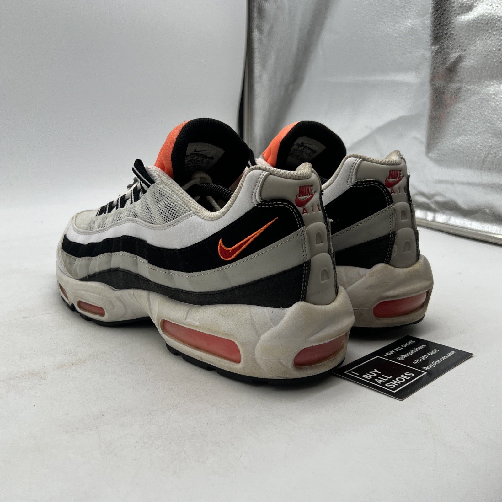 Size 13 - Nike Air Max 95 Grey Hyper Crimson (609048-086)