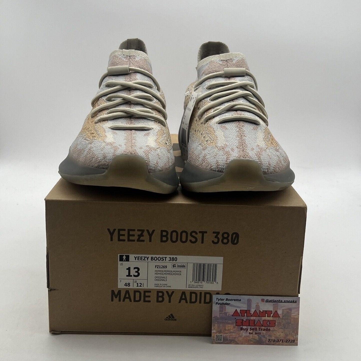 Size 13 - adidas Yeezy Boost 380 Pepper Non-Reflective (FZ1269)