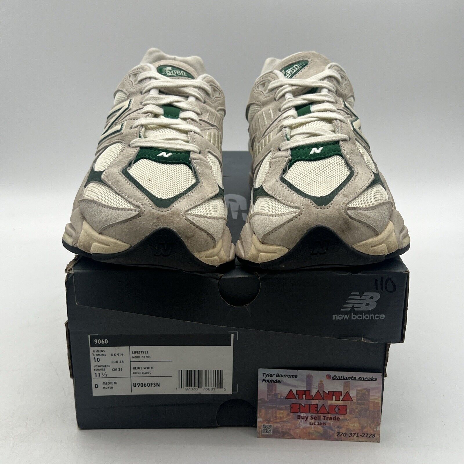 Size 10 - New Balance 9060 Footlocker Exclusive Spruce Pack (U9060FSN)