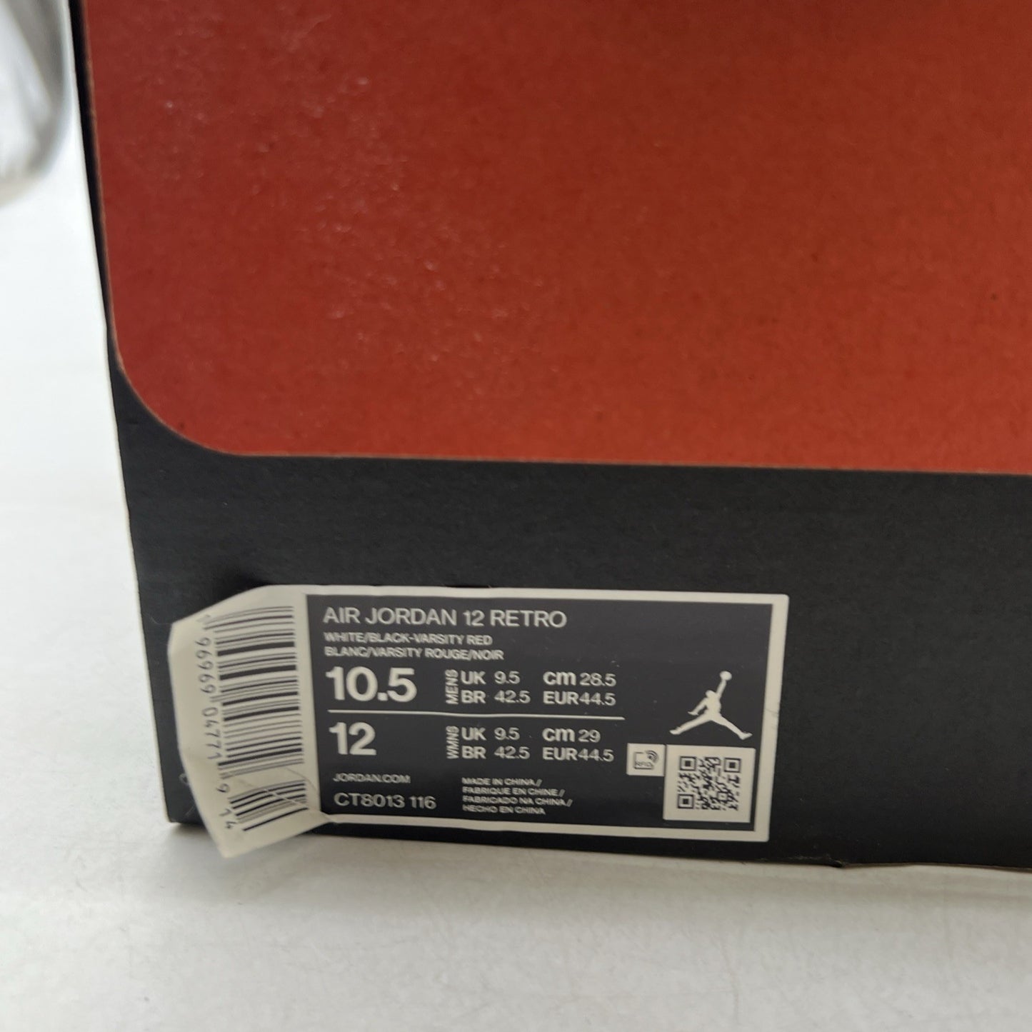 Size 10.5 - Air Jordan 12 Retro 2023 Mid Cherry (CT8013-116)