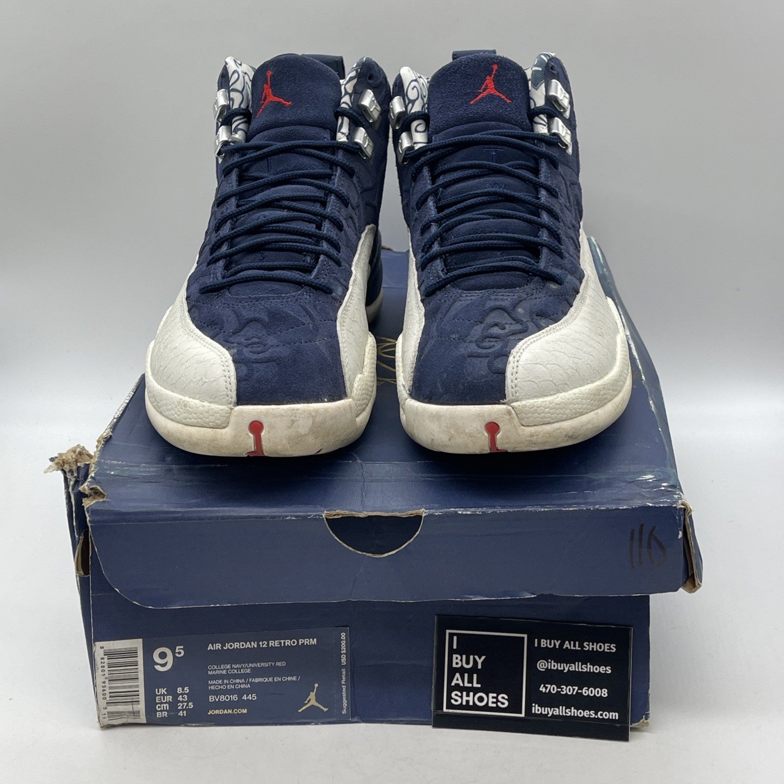 Size 9.5 - Air Jordan 12 Retro International Flight (BV8016-445)