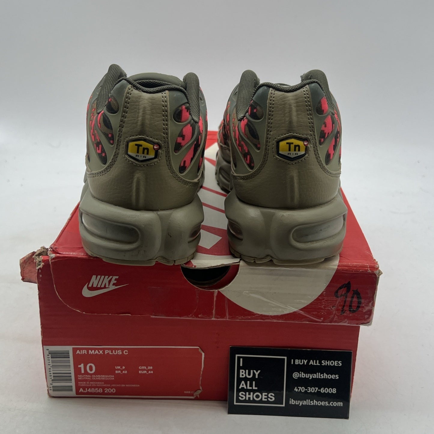 Size 10 - Nike Air Max Plus Neutral Olive (AJ4858-200)