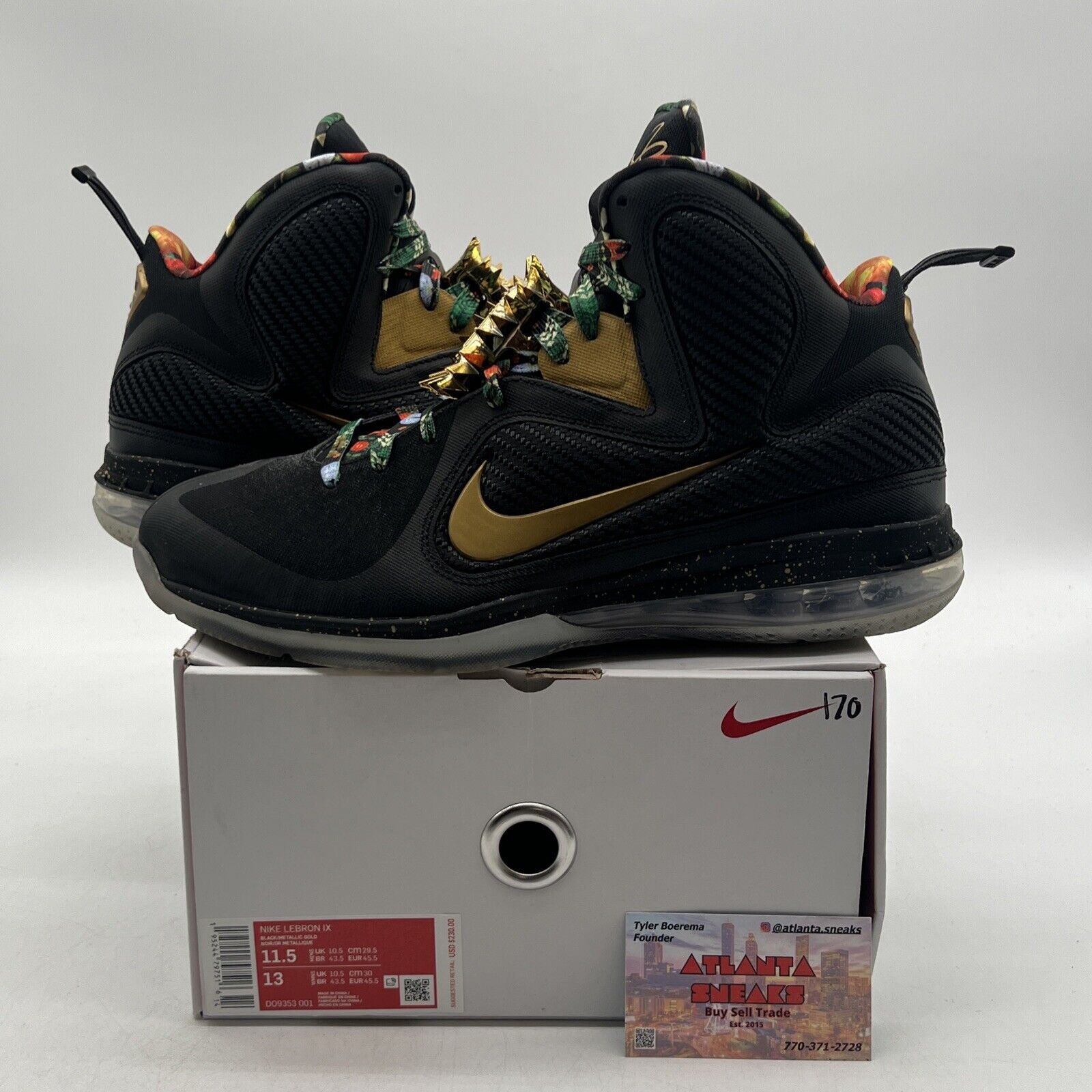 Size 11.5 - Nike LeBron 9 2022 Watch The Throne (DO9353-001)