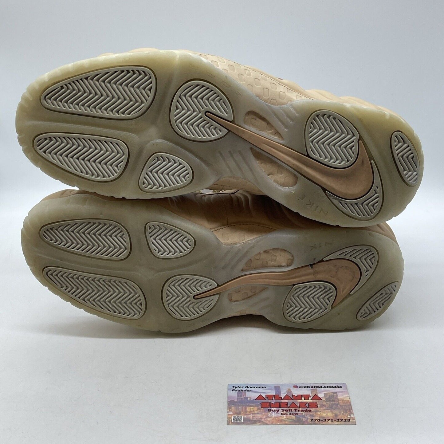Size 12 - Nike Air Foamposite Pro Premium Vachetta Tan Pink (920377-200)