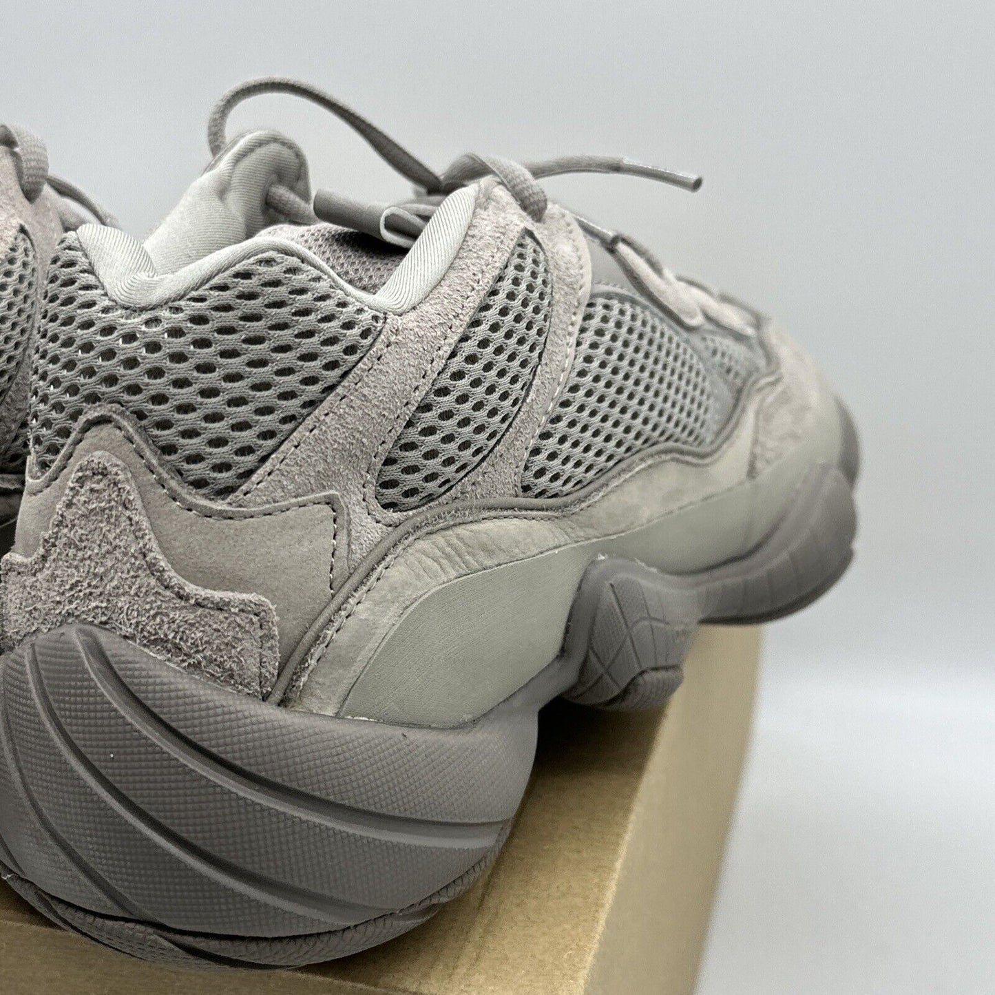 Size 12 - adidas Yeezy 500 Ash Gray - GX3607 Brand New Suede & Mesh OG All