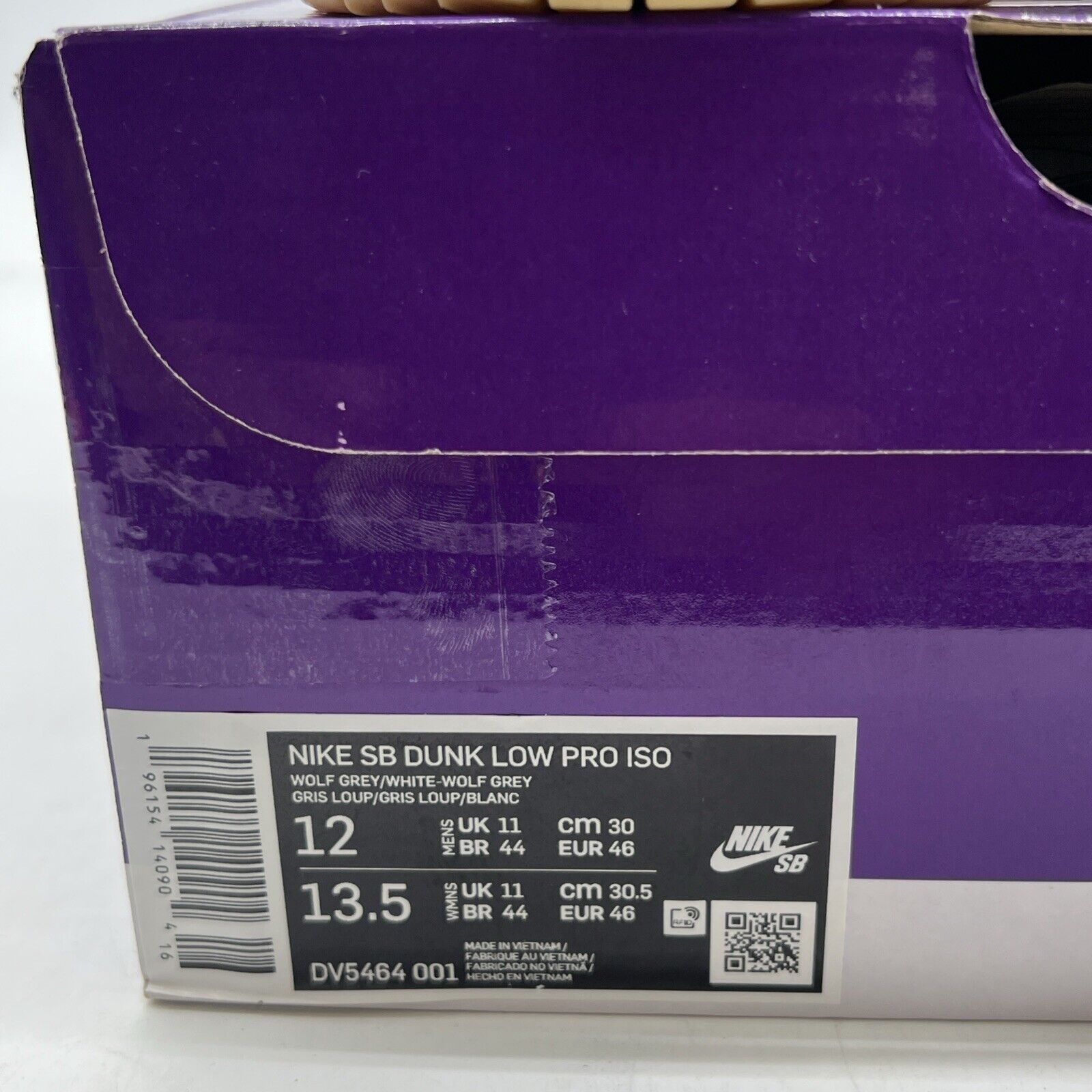 Size 12 - Nike SB Dunk Low Wolf Grey Gum (DV5464-001)
