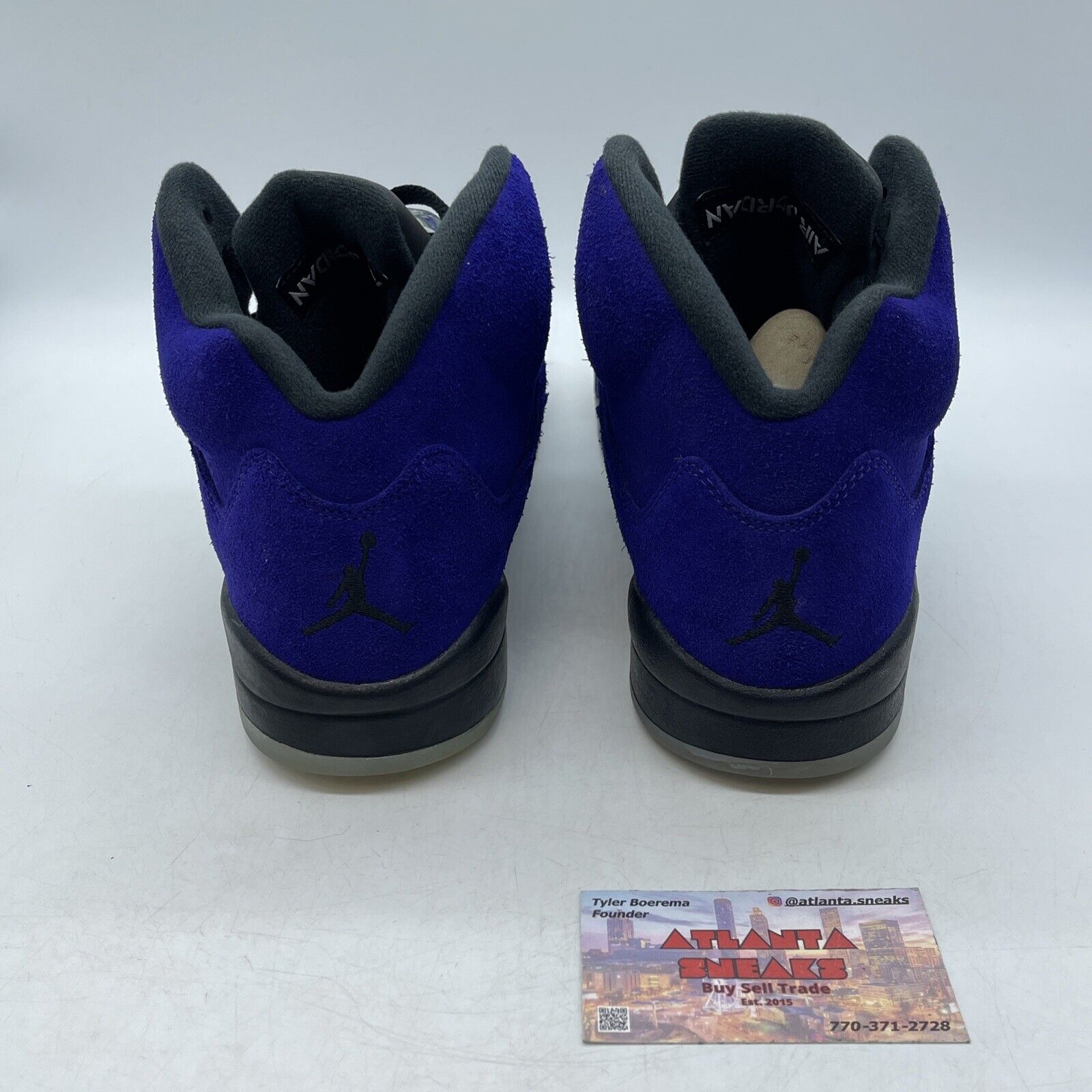 Size 10 - Jordan 5 Retro Alternate Grape 2020 Purple Black Blue (136027-500)