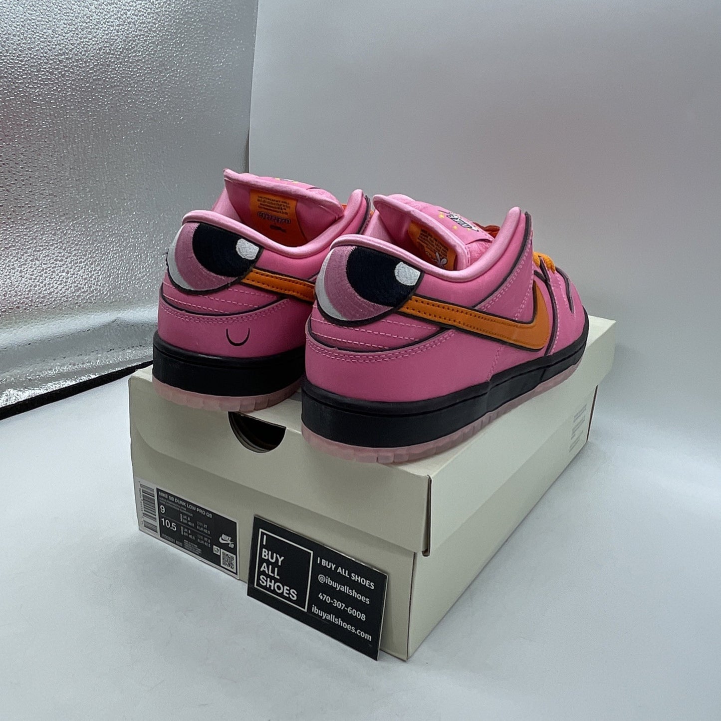 Size 9 - The Powerpuff Girls x Nike Dunk Pro SB QS Low Blossom (FD2631-600)
