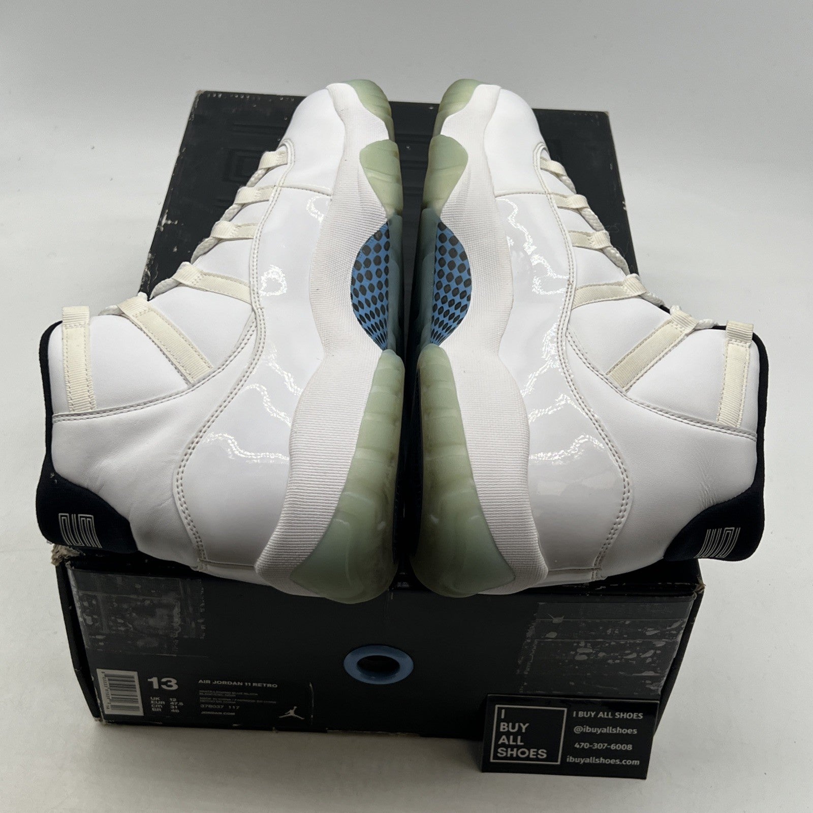 Size 13 - Air Jordan 11 Retro High Legend Blue (378037-117)