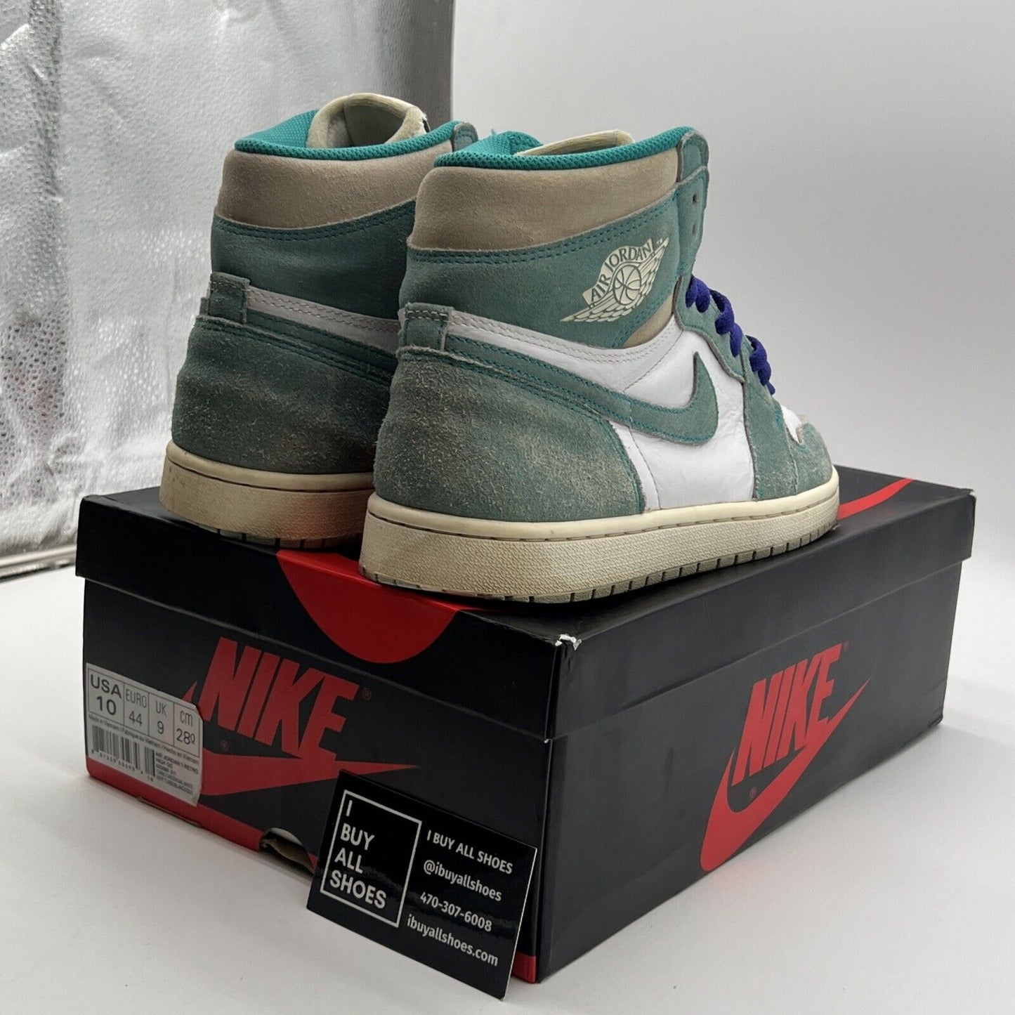 Size 10 - Air Jordan 1 Retro OG High Turbo Green (555088-311)